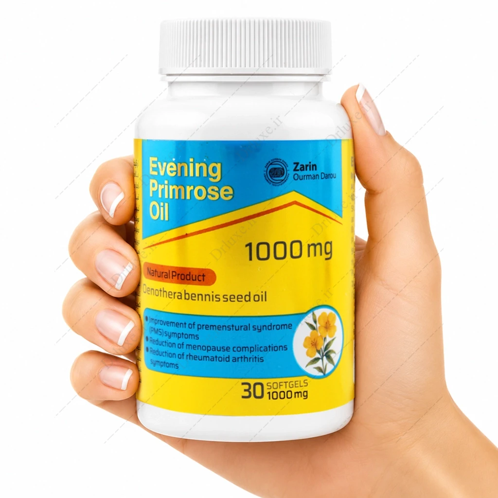 سافت ژل روغن گل مغربی 1000 زرین اورمان دارو 30 عدد